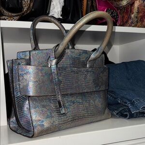 Henri Bendel Iridescent Satchel Bag